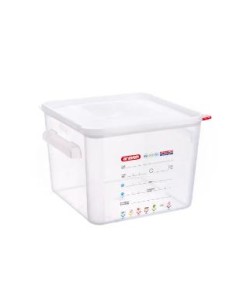 RECIPIENTE TRANSP  C/TAPA 290X290X320MM 18L  1UND  2