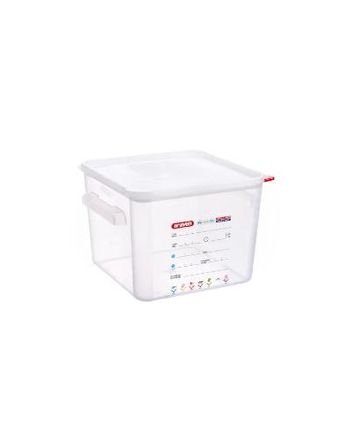 RECIPIENTE TRANSP  C/TAPA 290X290X320MM 18L  1UND