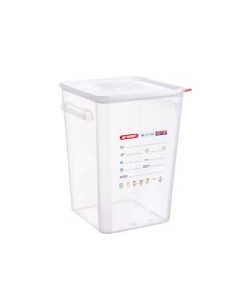 RECIPIENTE TRANSP  C/TAPA 290X290X400MM 22L  1UND  2