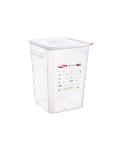 RECIPIENTE TRANSP  C/TAPA 290X290X400MM 22L  1UND  RECIPIENTE TRANSP  C/TAPA 290X290X400MM 22L  1UND