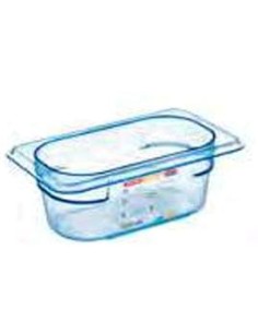 RECIPIENTE AZUL S/ BPA C/TAPA GN1/9 065MM  1 UDAD