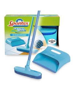 RECOGEDOR   ESCOBA ABATIBLE SPONTEX 2