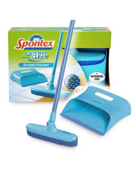 RECOGEDOR   ESCOBA ABATIBLE SPONTEX