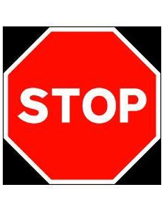 SEÑAL DE STOP VINILO 2