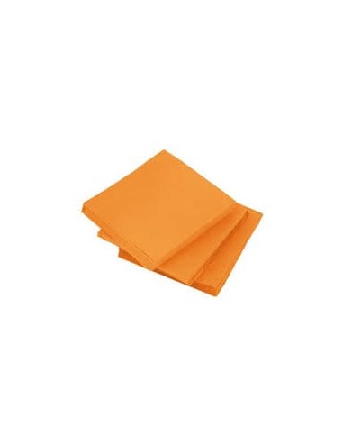 SERVILLETA 20X20 NARANJA P P/30PAQ-CAJA 100UND 