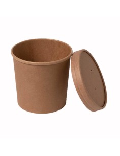 SOPERA CON TAPA KRAFT 8OZ  240ML PAQ 25  2