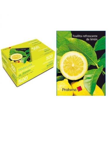 TOALLITA DE LIMON SANTEX  500UDS 