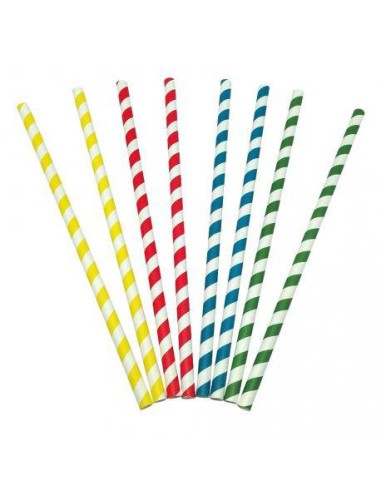 CAÑITA DE PAPEL COLORES SURTIDOS  PAQ  48UND 