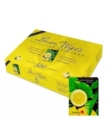 TOALLITA DE LIMON SANTEX  100UDS 