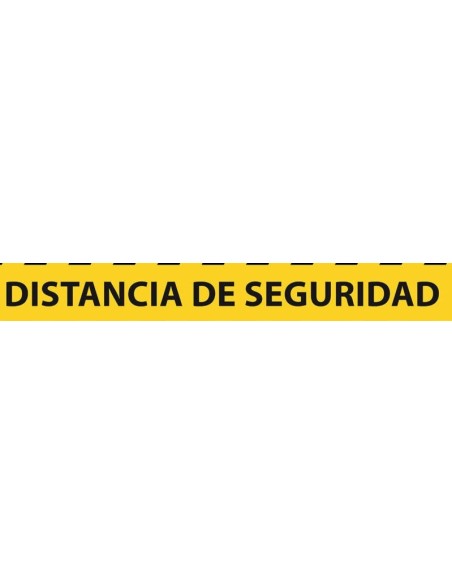 VINILO ANTIDESL  DISTANCIA DE SEGURIDAD 100X10CM VINILO ANTIDESL  DISTANCIA DE SEGURIDAD 100X10CM