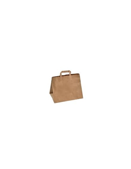 NASE Distribuciones | Bolsa asa plana kraft 32x26x22