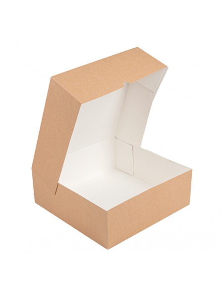 NASE Canarias | Caja pasteleria Kraft | 28x28x10