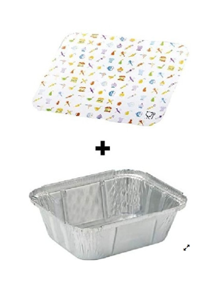 TAPA ENVASE DE ALUMINIO 470CC CAJA 10PAQ  100UD 