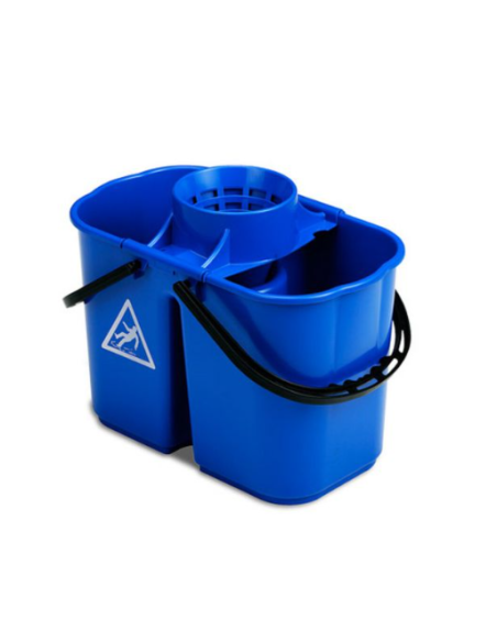 CUBO DOBLE FOX AZUL 14 LT + ESCURRIDOR TTS (1UND)