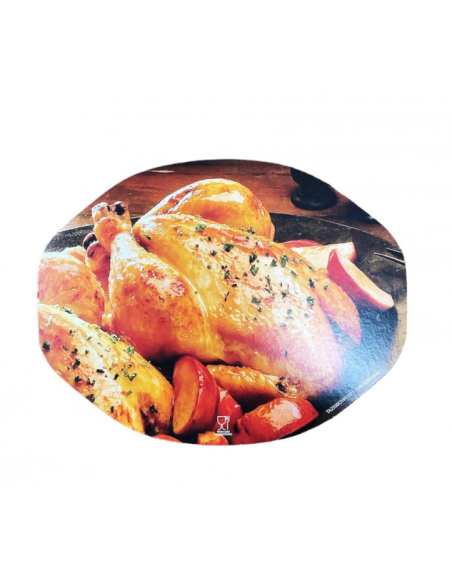 TAPA ENVASE ALUMINIO POLLO 2500CC (PAQ100UND)