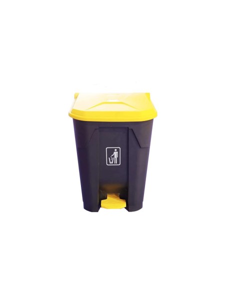 PAPELERA DE PLASTICO CON PEDAL 65L YY-D149