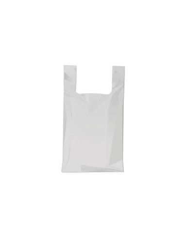 BOLSA CAMISETA BCO 35X40 50MY 70  RECICLADO  100UD