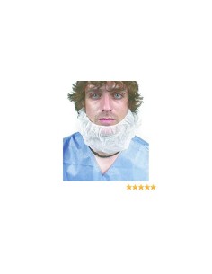 CUBRE BARBAS ACORDEON POLIPROPILENO  PAQ 100U