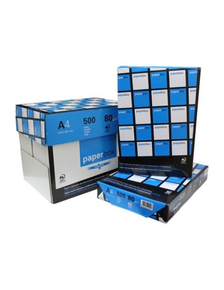 CAJA DE 5 PAQUETES DE FOLIOS  80GR   2500H 
