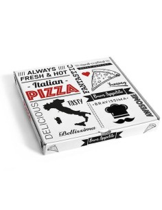 CAJA DE PIZZA MOD  LUX 330X330XX35MM - PAQ100U 2