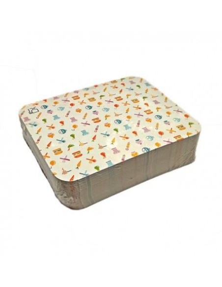 TAPA PARA ENVASE DE ALUMINIO 2380CC  PAQ 50 UD 