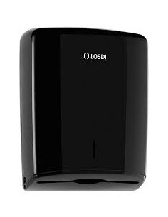 DISPENSADOR TOALLAS 600 UDS  NEGRO ECO LUXE LOSDI