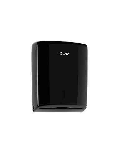 DISPENSADOR TOALLAS 600 UDS  NEGRO ECO LUXE LOSDI