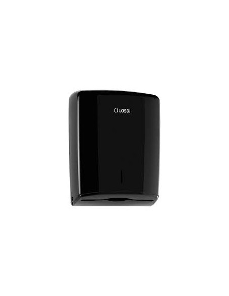 DISPENSADOR TOALLAS 600 UDS  NEGRO ECO LUXE LOSDI DISPENSADOR TOALLAS 600 UDS  NEGRO ECO LUXE LOSDI