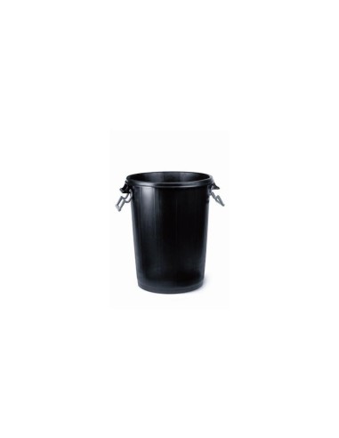 CUBO BASURA IND 50 LITROS NEGRO