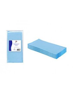 PAÑO MICROFIBRA 40X38CM AZUL  PAQ 6UD