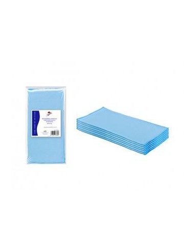 PAÑO MICROFIBRA 40X38CM AZUL  PAQ 6UD 