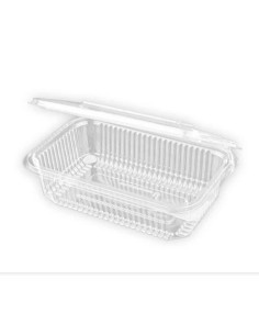 ENVASE PET 500CC RECT  TAPA BISAGRA  125UND