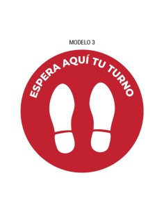 ADHESIVOS PIES ESPERE AQUI 2