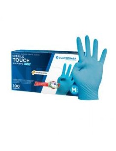 GUANTE NITRILO NEGRO S/P PREMIUM TALLA S  100UDS 