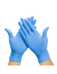 GUANTE NITRILO ECO BLUE S/POLVO  TALLA L  100UDS  2