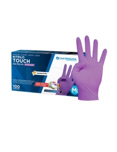 GUANTE NITRILO AZUL S/P TALLA S CAJA 12P   30UDS