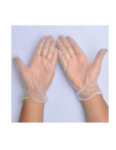 GUANTE VINILO TRANSPARENTE S/P  TALLA L  100UDS  2