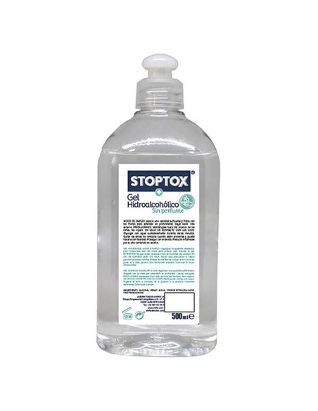 GEL HIDROALCOHOLICO STOPTOX   500ML  
