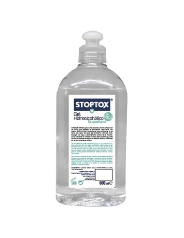 GEL HIDROALCOHOLICO STOPTOX   500ML  