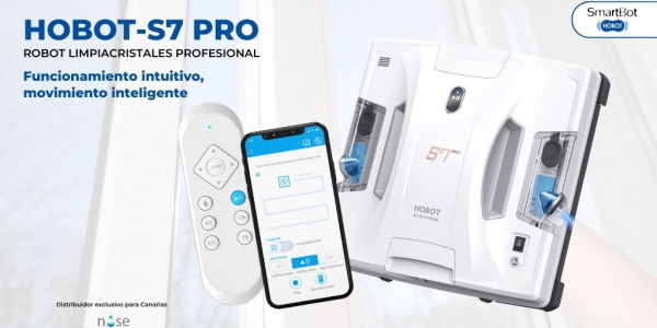 HOBOT-S7 PRO: el robot limpiacristales profesional que revoluciona la limpieza en Canarias